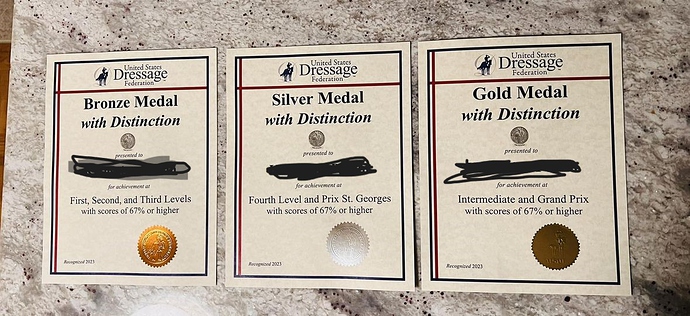 medals with distinction