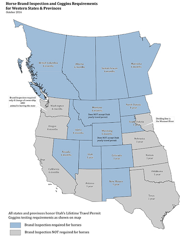 Western-States-and-Provinces-Horse-Brand-Inspection-Coggins-Testing-and-Travel-Permit-Requirements