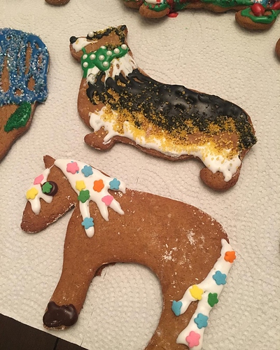 gingerbread ponys