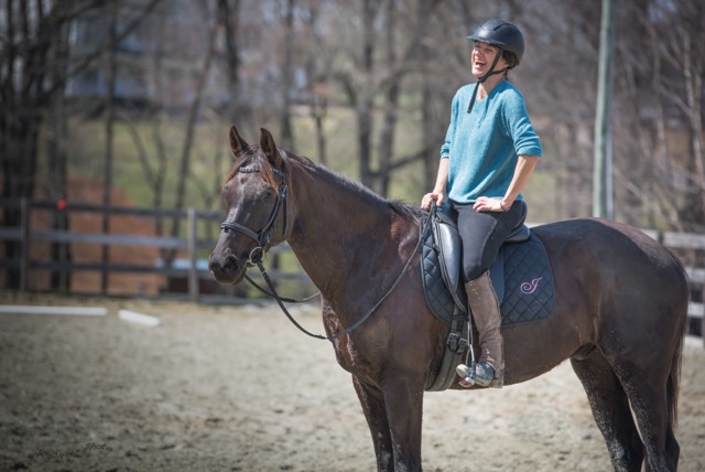 Fior and me in saddle